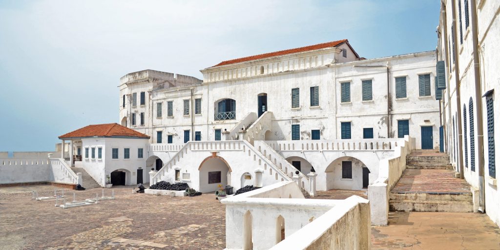 The Cape Coast castle in Ghana, Accra.