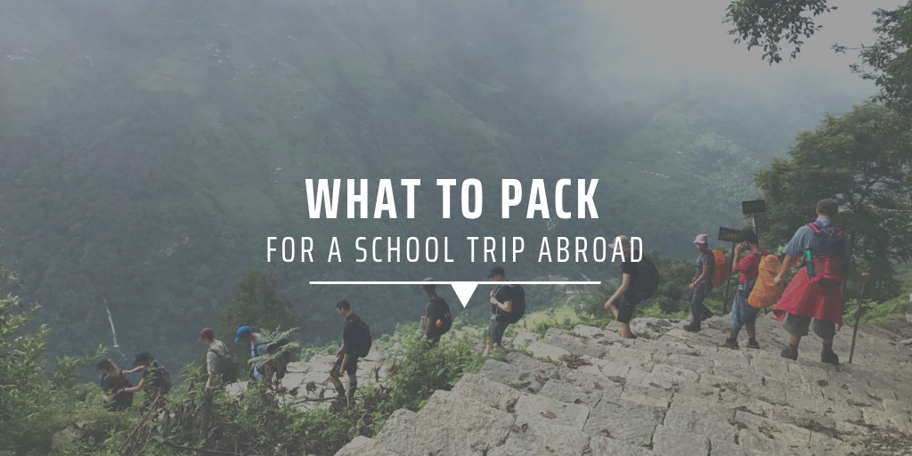 What to pack for a school trip abroad | GVI UK